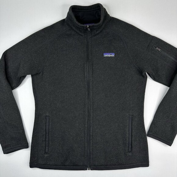 Patagonia Women's Black‎ Activewear Better Sweater Fleece Jacket S/C38.2 - Picture 5 of 16